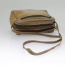 FENDI Zucchino Canvas Shoulder Bag Vintage Beige Auth ar12721-7