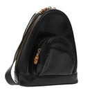 GUCCI Bamboo Body Bag Enamel Black Gold 003 2113 0127 Auth ar12723-1
