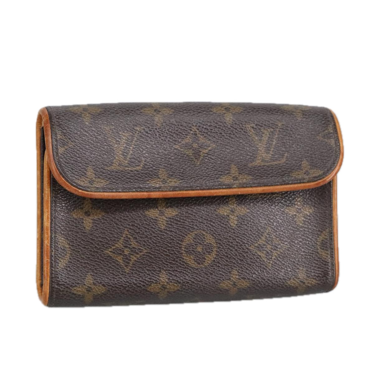 LOUIS VUITTON Monogram Pochette Florentine Waist bag M51855 LV Auth ar12736