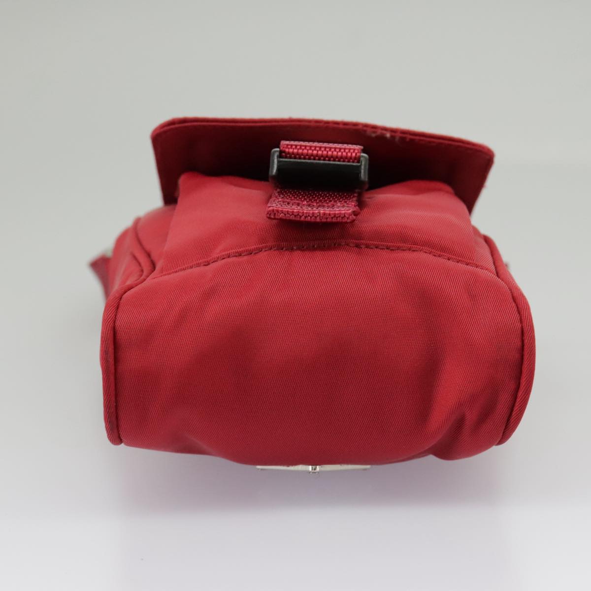 PRADA Shoulder Bag Nylon Red Auth ar12738