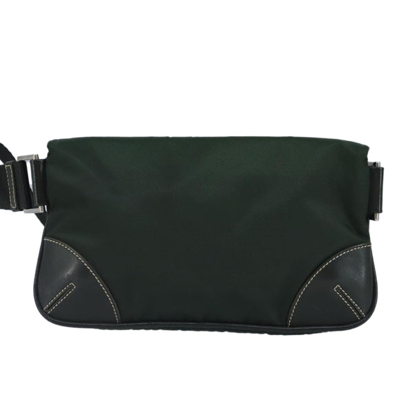 PRADA Waist bag Nylon Khaki Auth ar12739