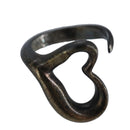 TIFFANY&Co. Open heart Ring Ag925 Silver Auth ar12749-1