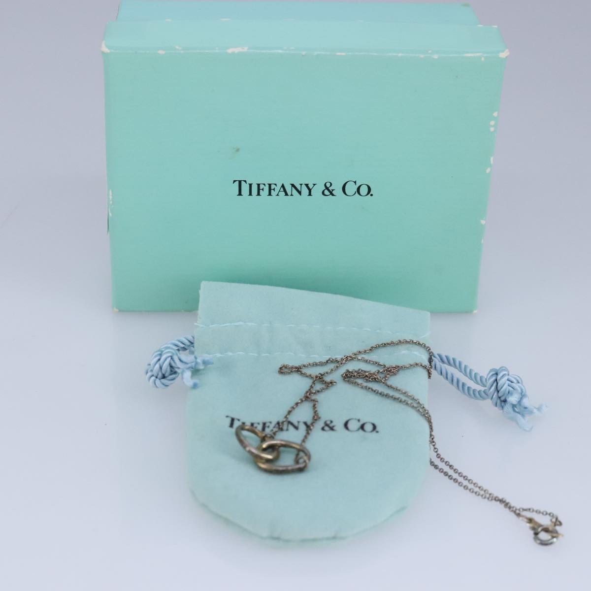 TIFFANY&Co. Necklace Ag925 Silver Auth ar12753