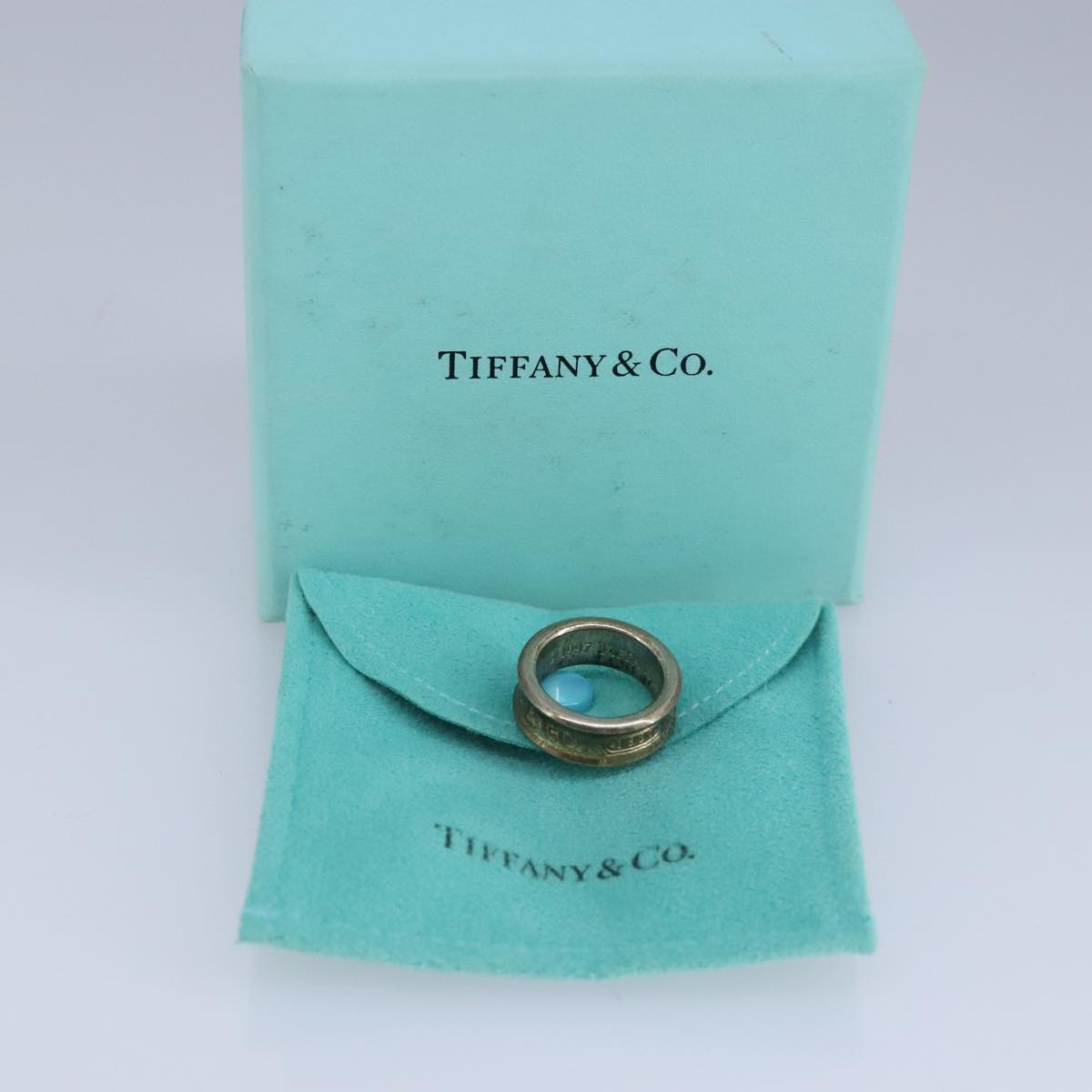 TIFFANY&Co. Ring Ag925 Silver Auth ar12755