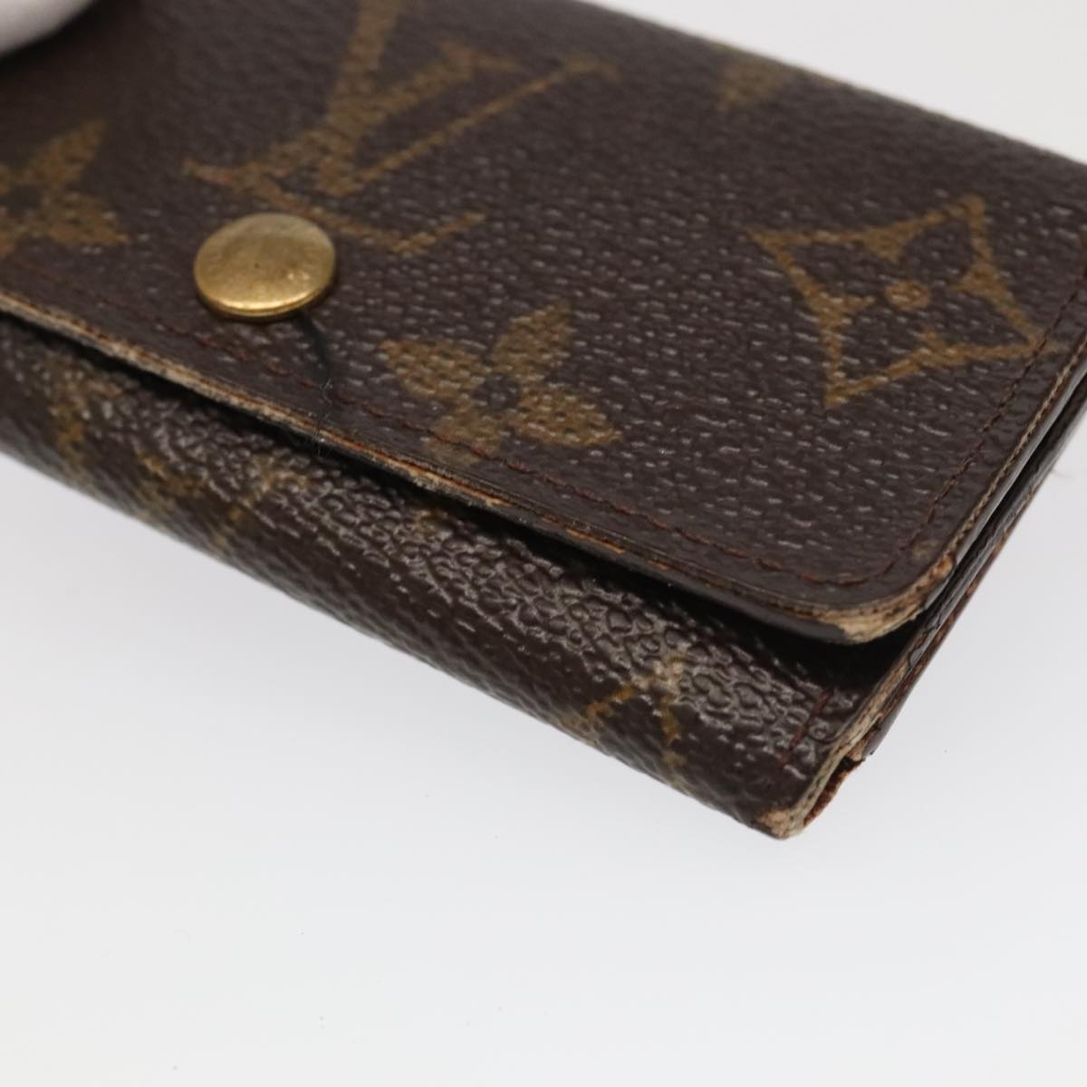 LOUIS VUITTON Monogram Key Case Wallet 5Set LV Auth ar12760