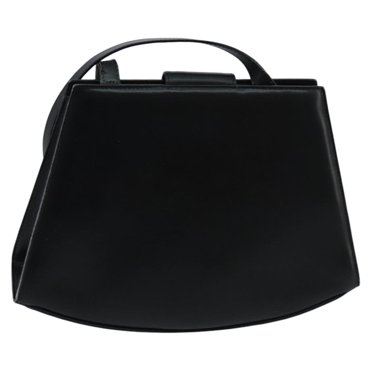 Salvatore Ferragamo Shoulder Bag Leather Black Auth ar12762 - 0