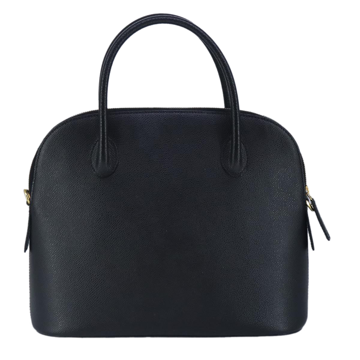 CELINE Hand Bag Leather Black Auth ar12771 - 0