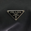 PRADA Shoulder Pouch Nylon Black Silver Auth ar12772-19