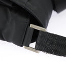PRADA Shoulder Pouch Nylon Black Silver Auth ar12772-10