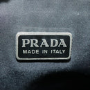 PRADA Shoulder Pouch Nylon Black Silver Auth ar12772-22