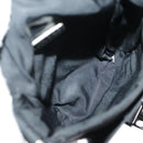 PRADA Shoulder Pouch Nylon Black Silver Auth ar12772-11