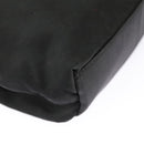 Christian Dior Hand Bag Nylon Black Silver Auth ar12776-9