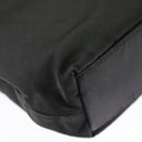 Christian Dior Hand Bag Nylon Black Silver Auth ar12776-15