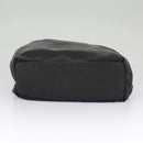 Christian Dior Hand Bag Nylon Black Silver Auth ar12776-5