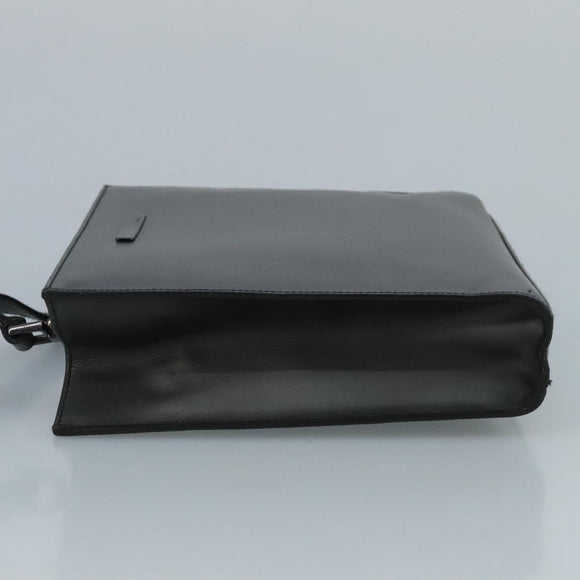 GUCCI Shoulder Bag Leather Black 001 2058 1855 6 Auth ar12800