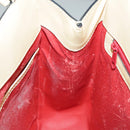 CELINE Shoulder Bag Leather Beige Auth ar12810-23