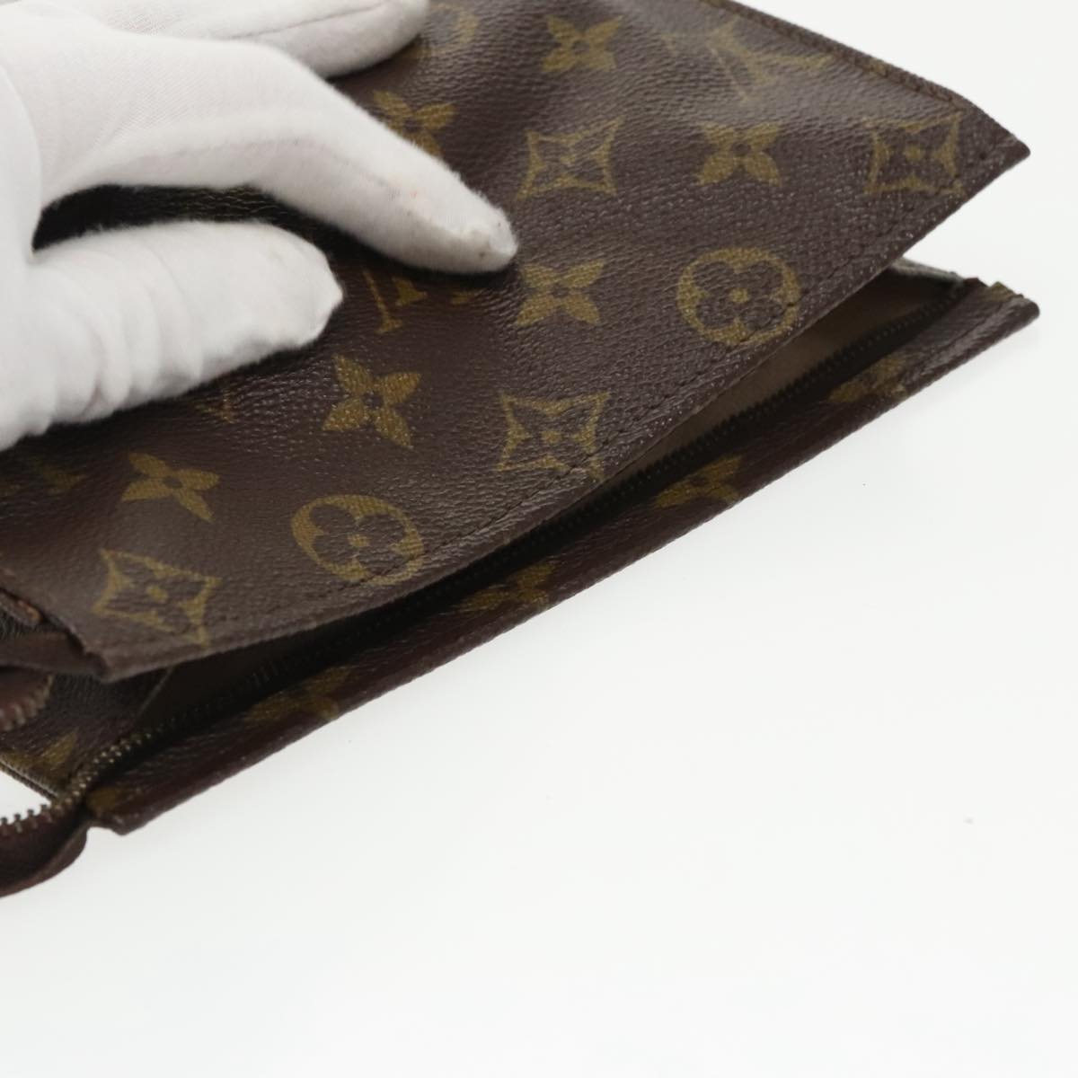 LOUIS VUITTON Monogram Posh Toilet Pouch 2Set LV Auth ar12824