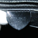 CELINE Shoulder Bag Enamel Black Auth ar12829-21