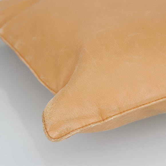 LOEWE Anagram Tote Bag Leather Beige Gold Auth ar12843