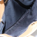 LOEWE Anagram Tote Bag Leather Beige Gold Auth ar12843-10