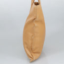 LOEWE Anagram Tote Bag Leather Beige Gold Auth ar12843-4
