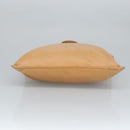 LOEWE Anagram Tote Bag Leather Beige Gold Auth ar12843-5