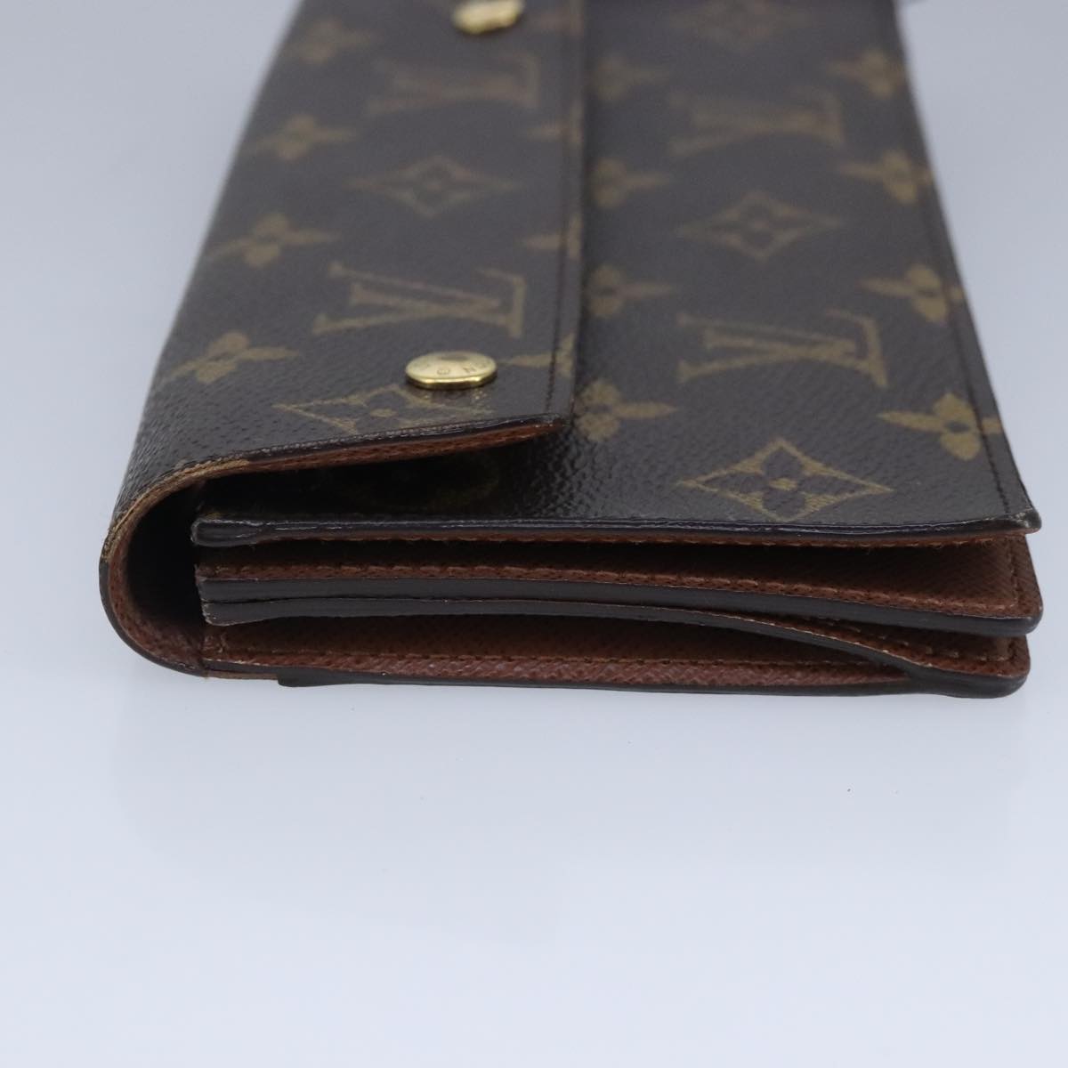 LOUIS VUITTON Monogram Portefeuille Acordion Long Wallet M58008 LV Auth ar12847