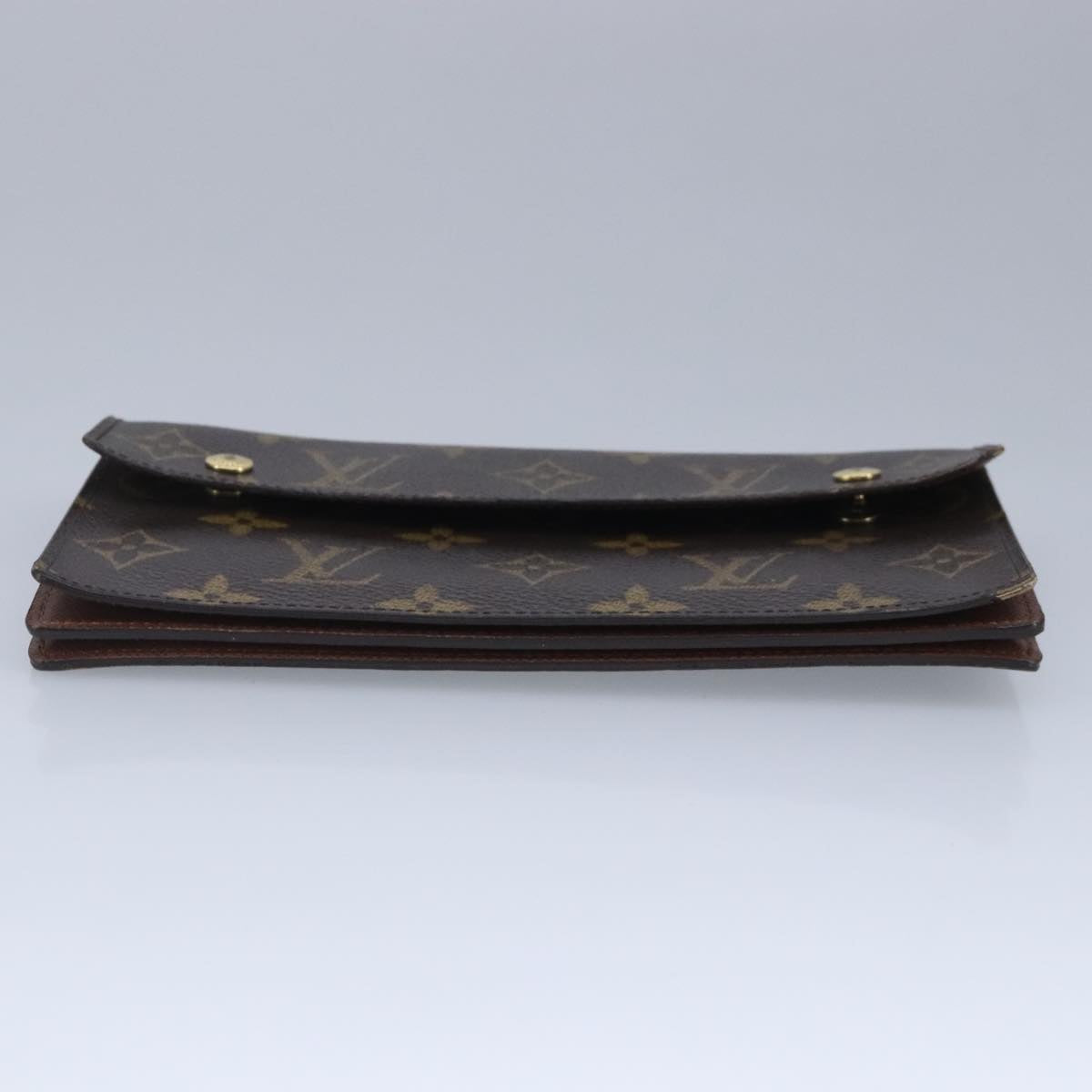 LOUIS VUITTON Monogram Portefeuille Acordion Long Wallet M58008 LV Auth ar12847