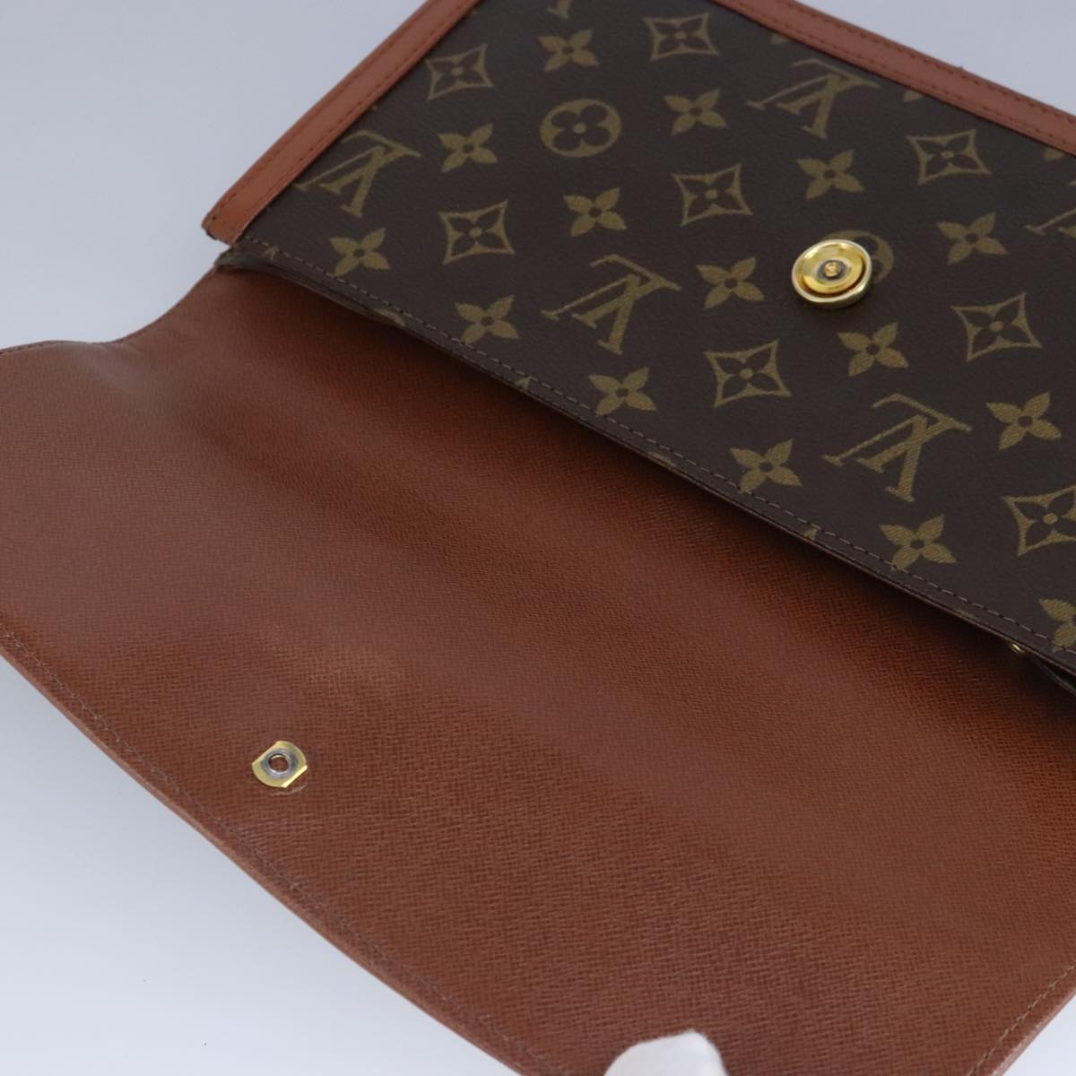 LOUIS VUITTON Monogram Pochette Dam GM Clutch Bag M51810 LV Auth ar12852