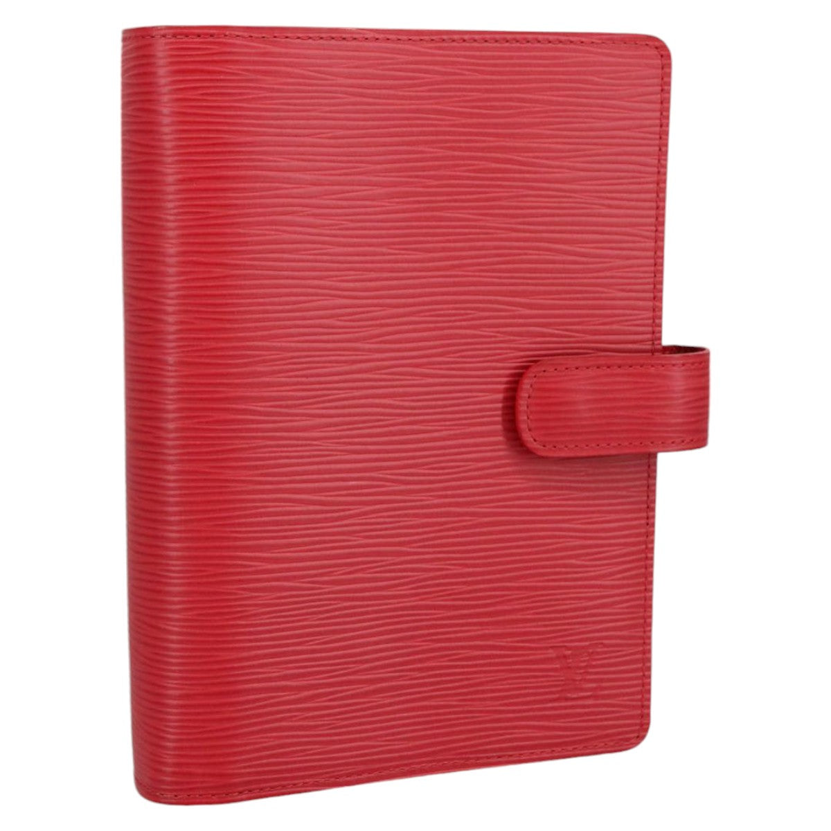 LOUIS VUITTON Epi Agenda MM Day Planner Cover Red R20047 LV Auth ar12860