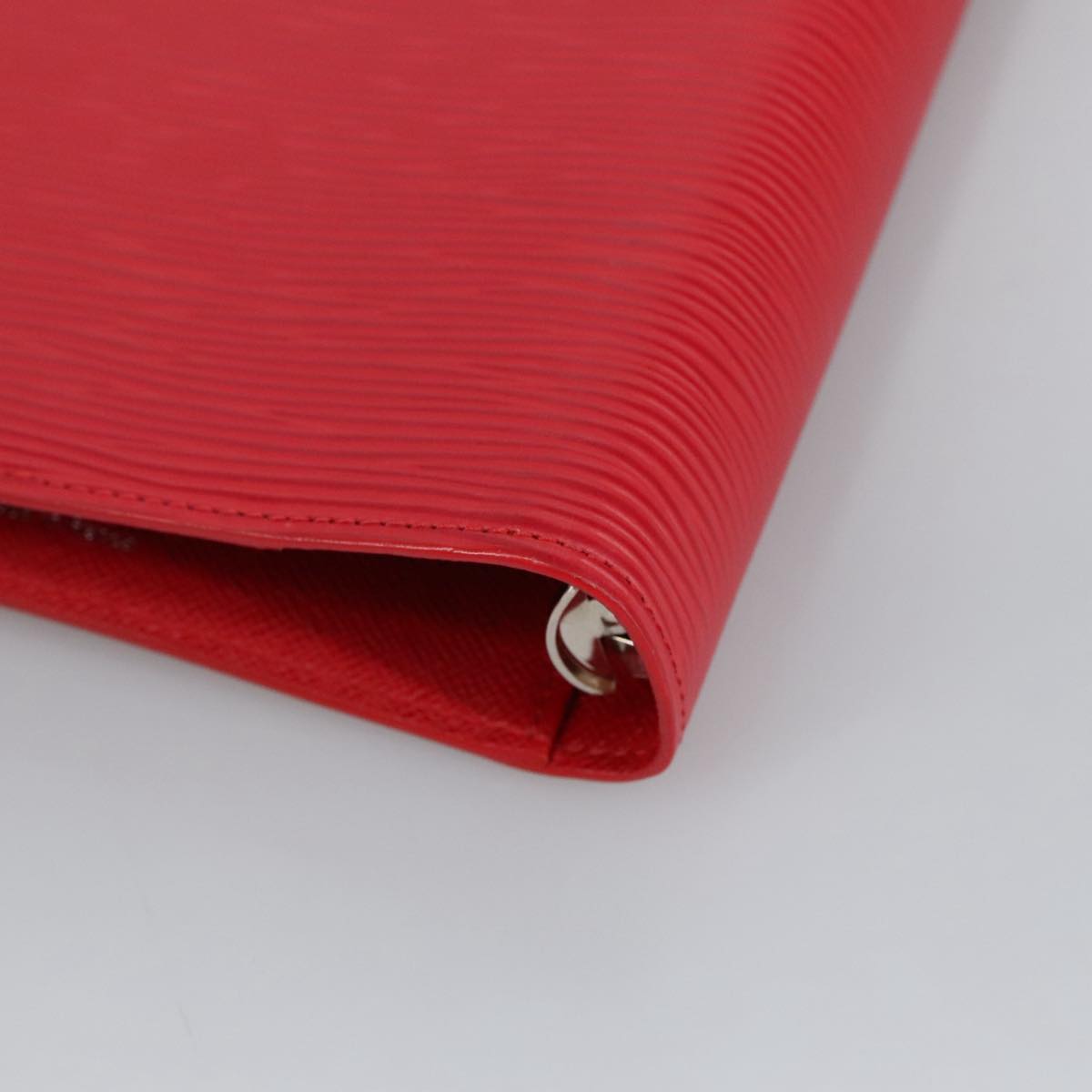 LOUIS VUITTON Epi Agenda MM Day Planner Cover Red R20047 LV Auth ar12860