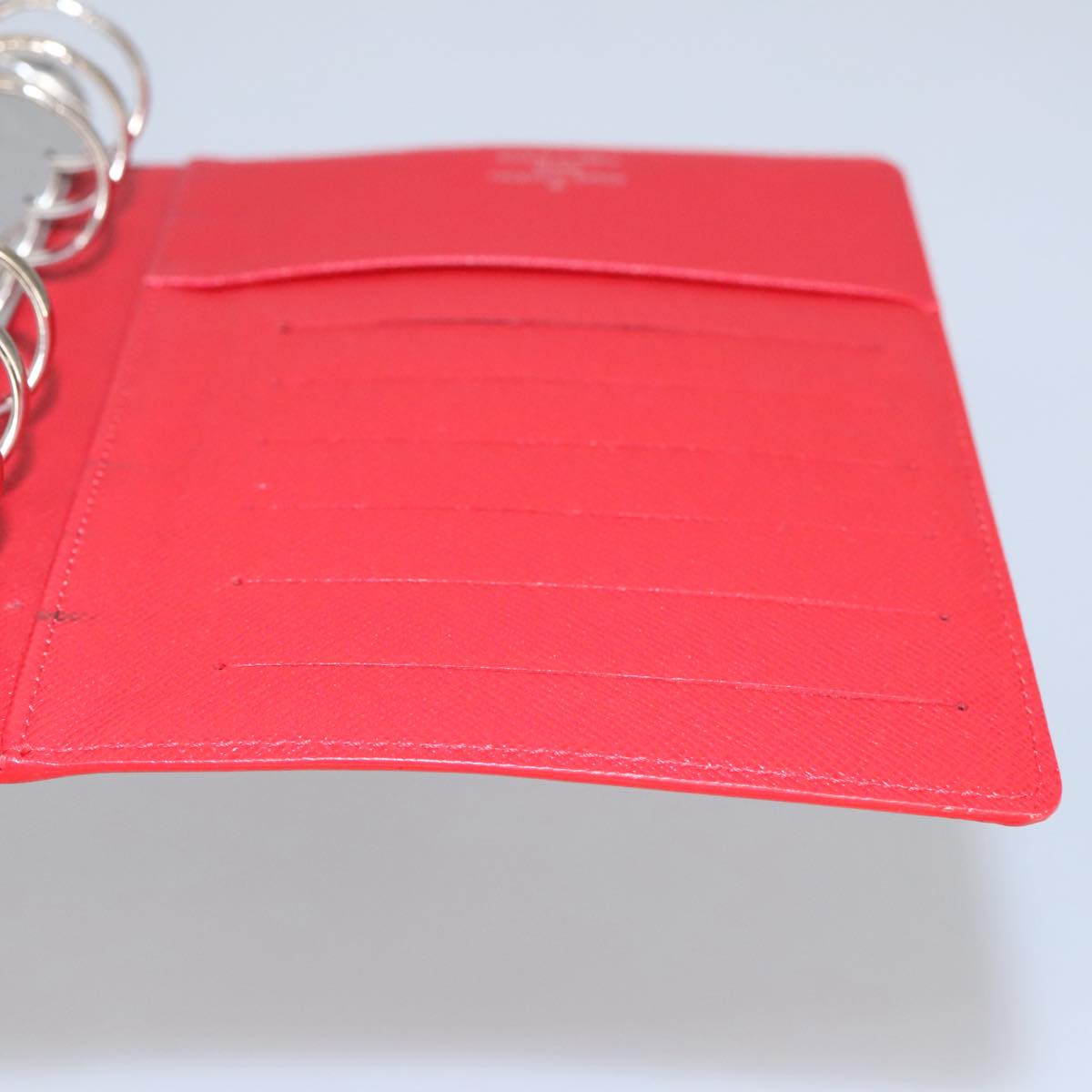 LOUIS VUITTON Epi Agenda MM Day Planner Cover Red R20047 LV Auth ar12860