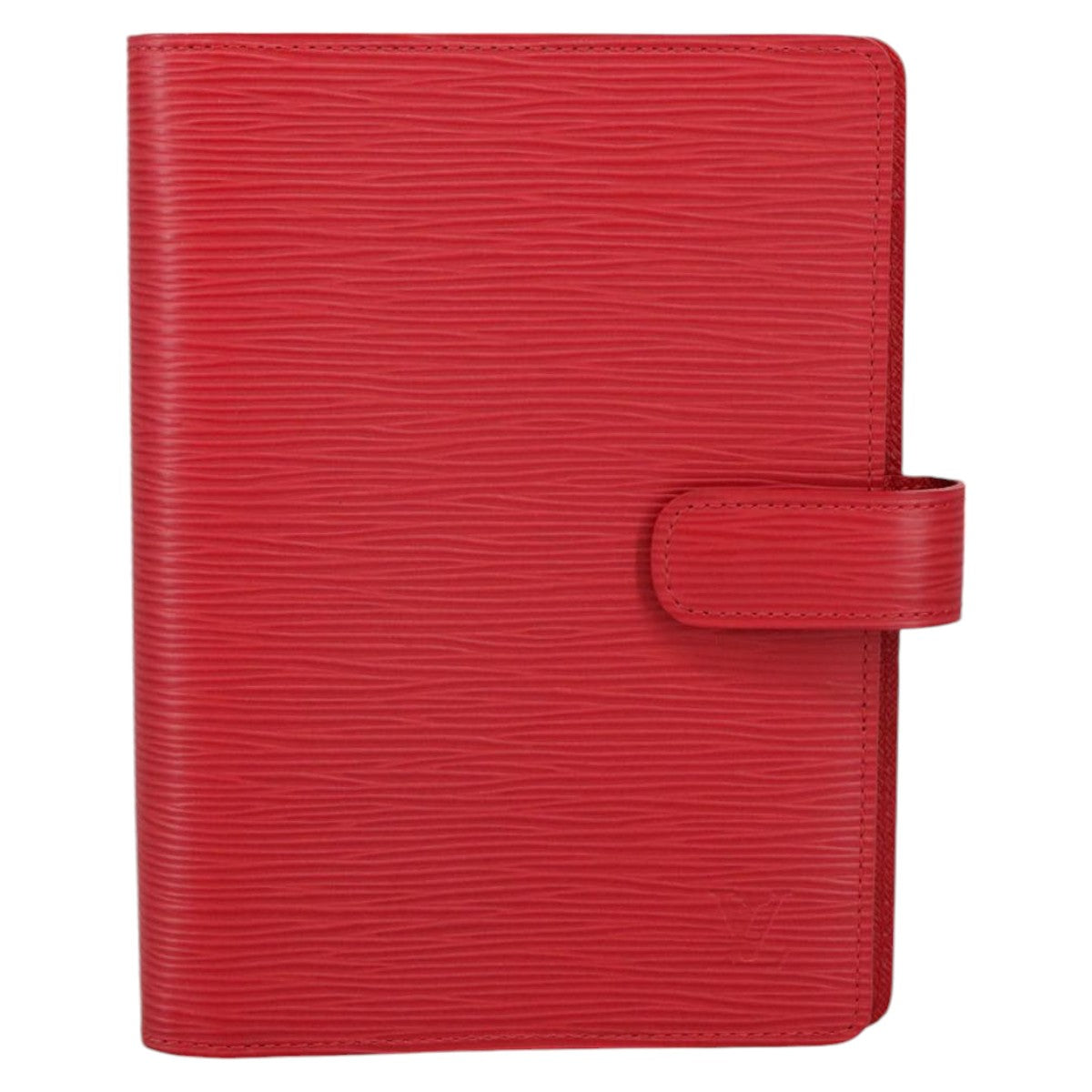 LOUIS VUITTON Epi Agenda MM Day Planner Cover Red R20047 LV Auth ar12860