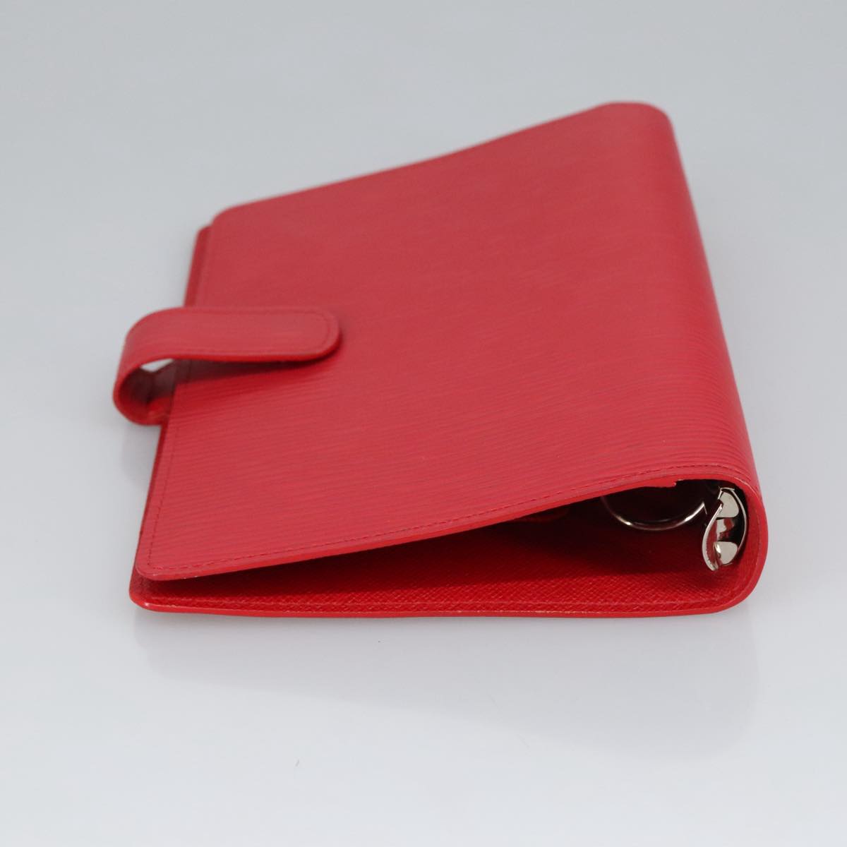 LOUIS VUITTON Epi Agenda MM Day Planner Cover Red R20047 LV Auth ar12860