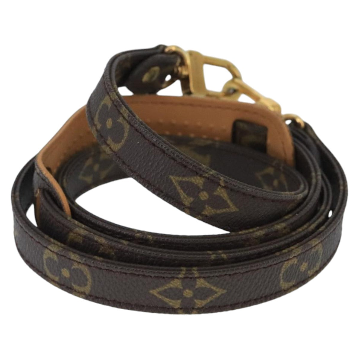 LOUIS VUITTON Monogram Shoulder Strap 44.1"" LV Auth ar12878