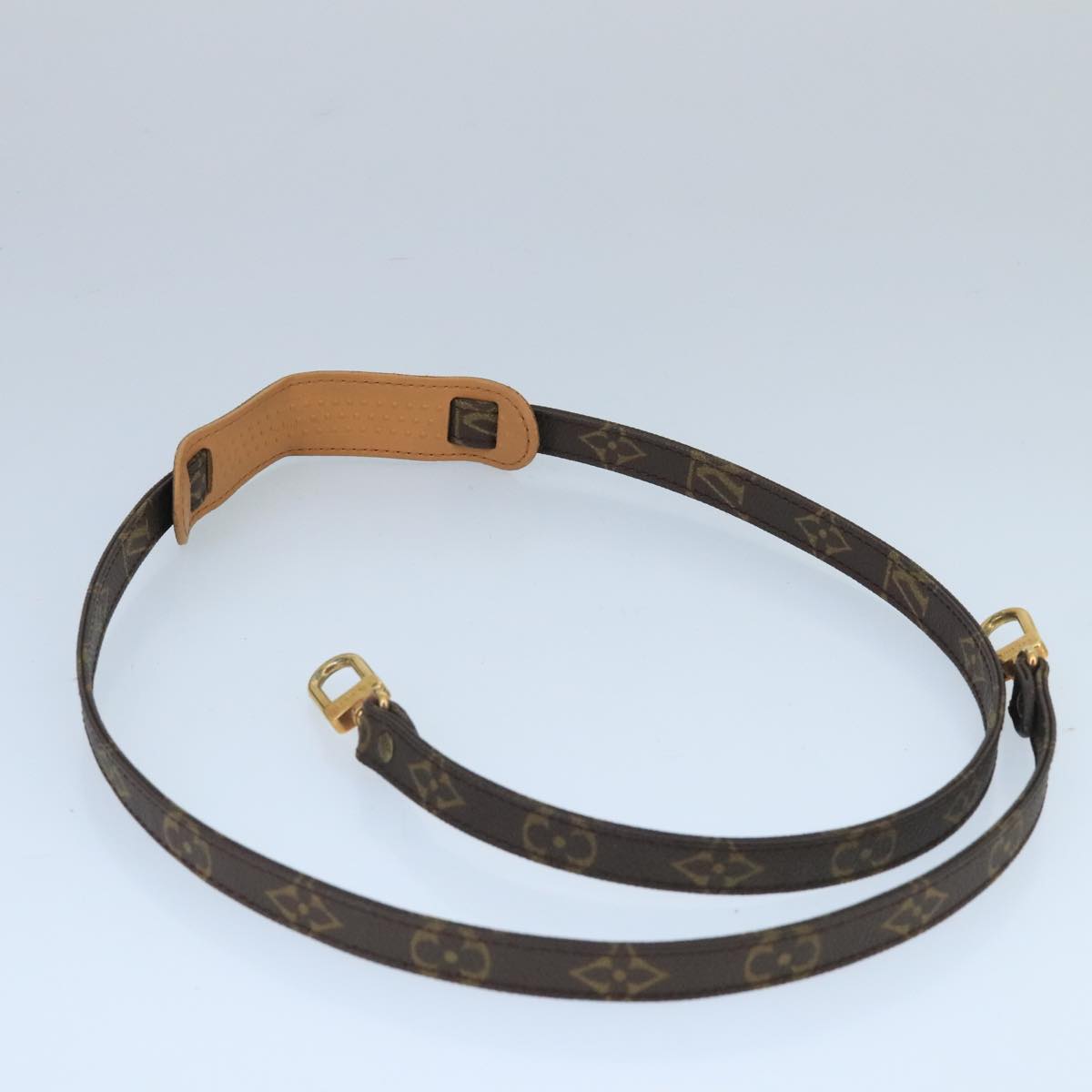 LOUIS VUITTON Monogram Shoulder Strap 44.1"" LV Auth ar12878