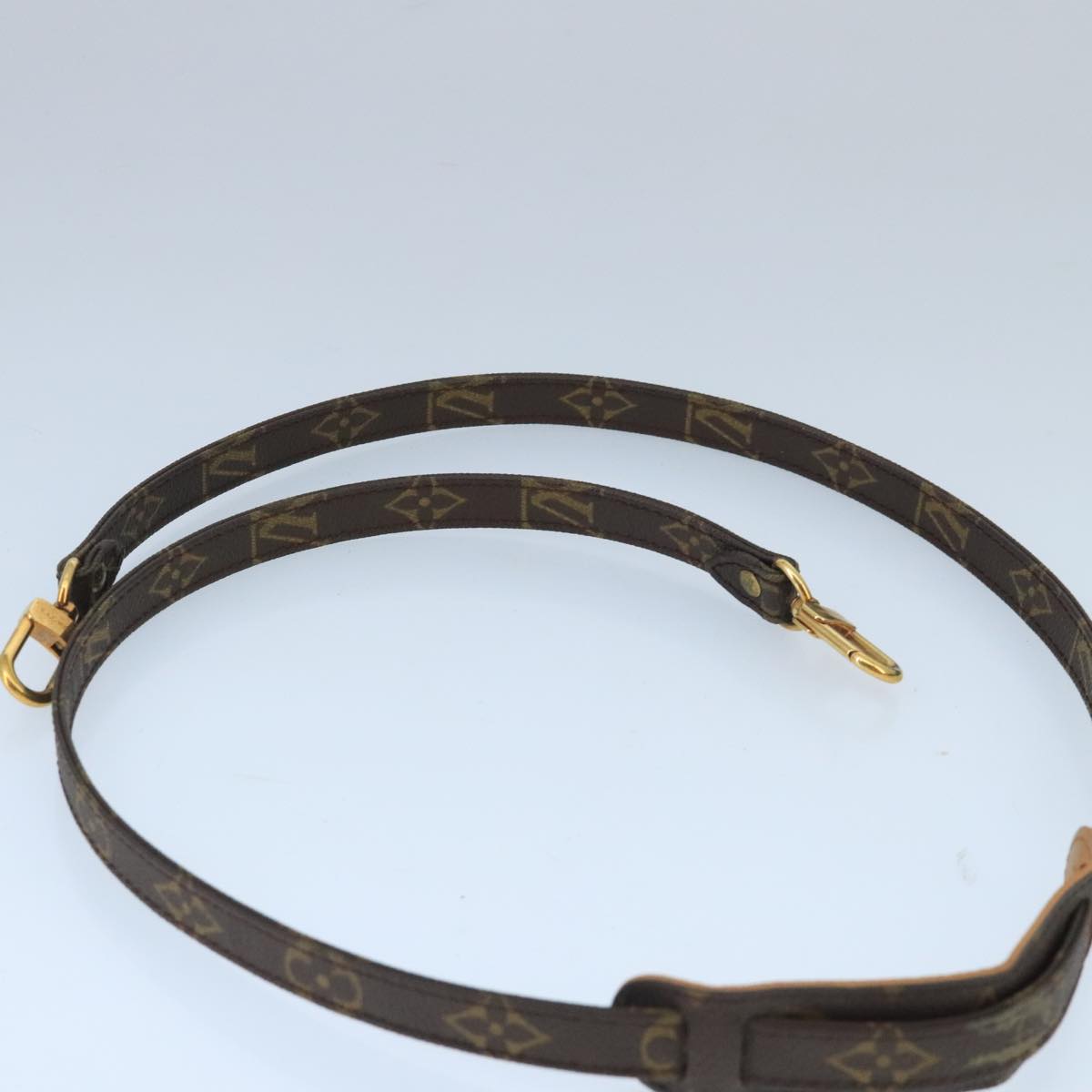 LOUIS VUITTON Monogram Shoulder Strap 44.1"" LV Auth ar12878