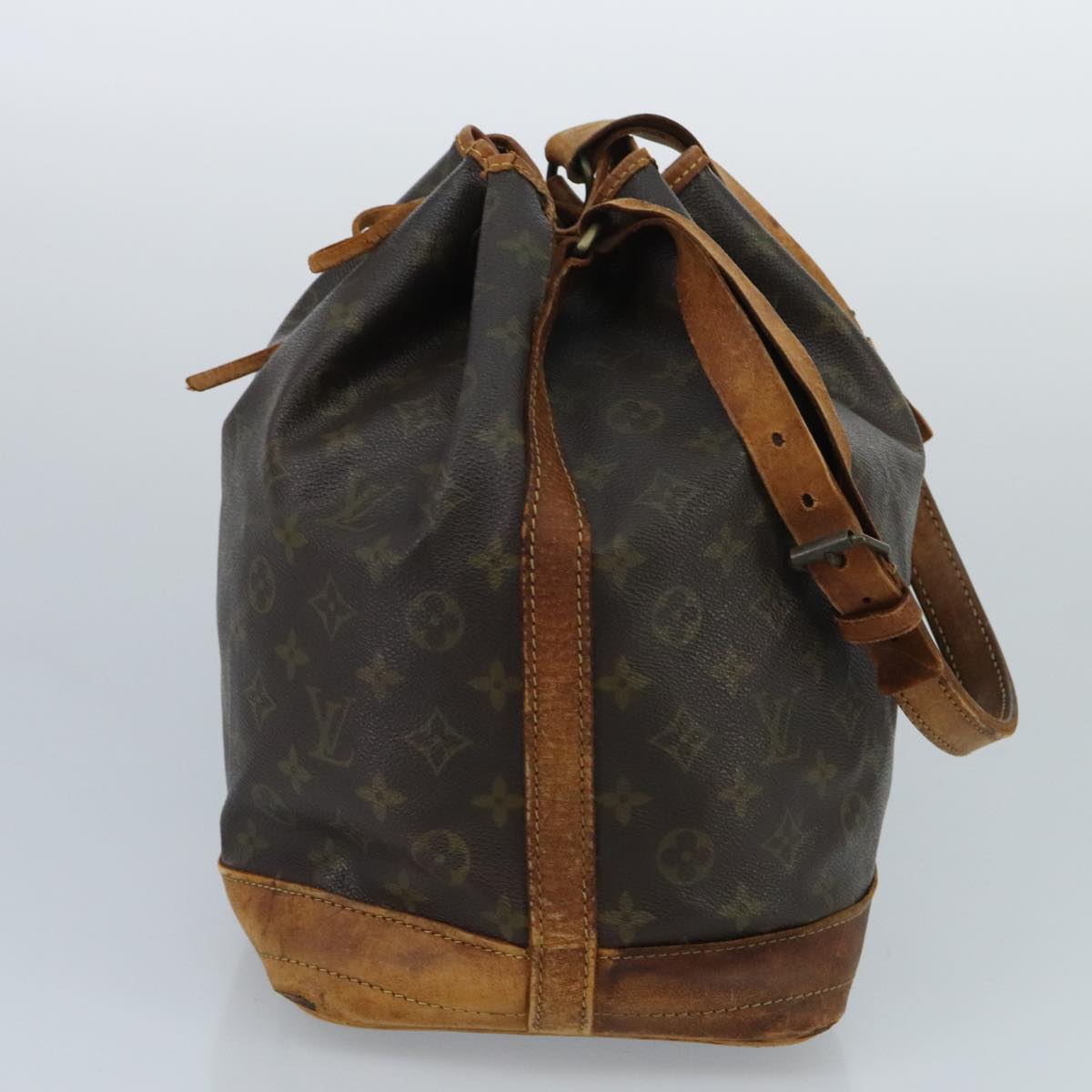 LOUIS VUITTON Monogram Noe Shoulder Bag M42224 LV Auth ar12880