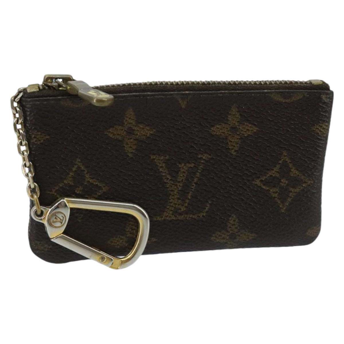 LOUIS VUITTON Monogram Pochette Cles Coin Purse M60033 LV Auth ar12881