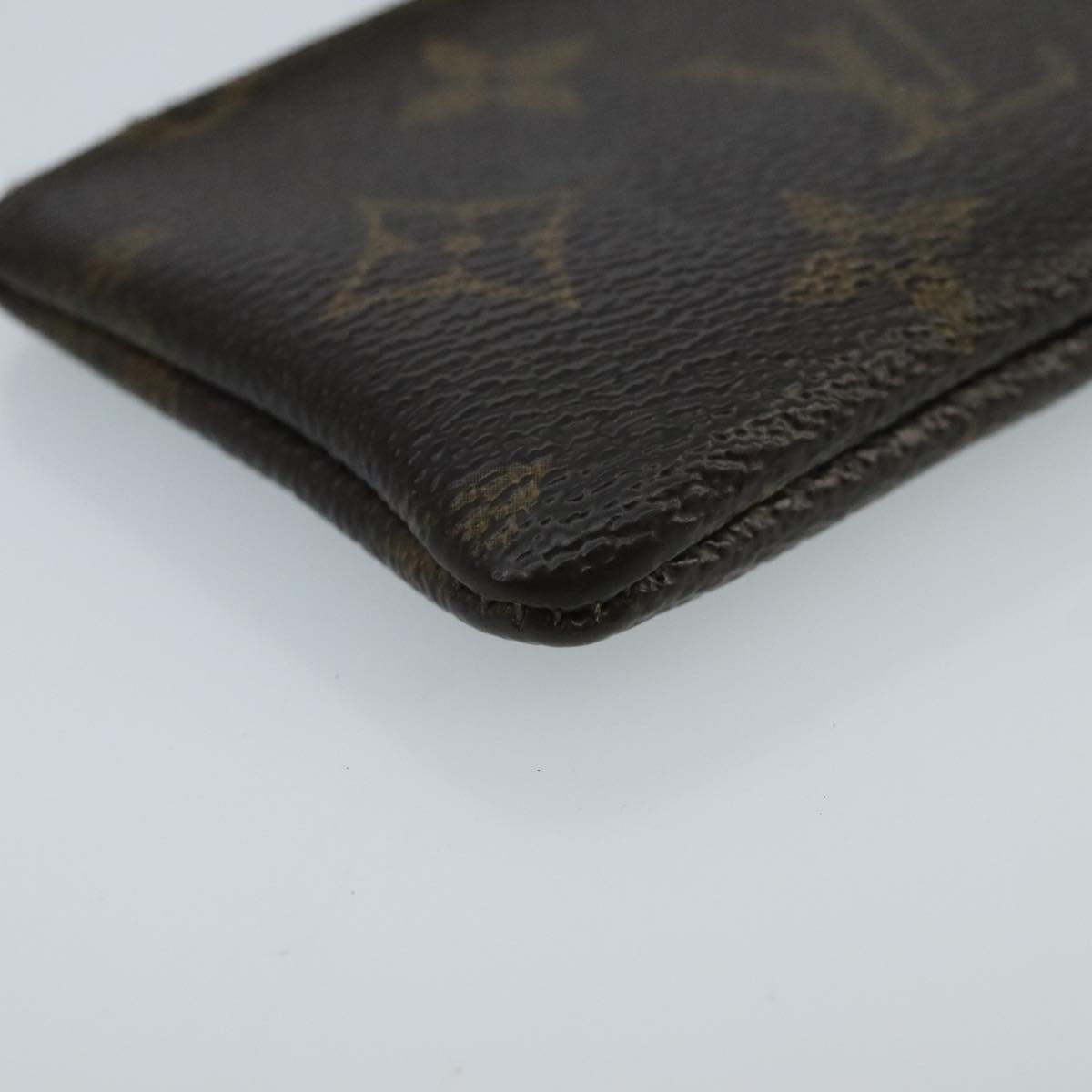 LOUIS VUITTON Monogram Pochette Cles Coin Purse M60033 LV Auth ar12881