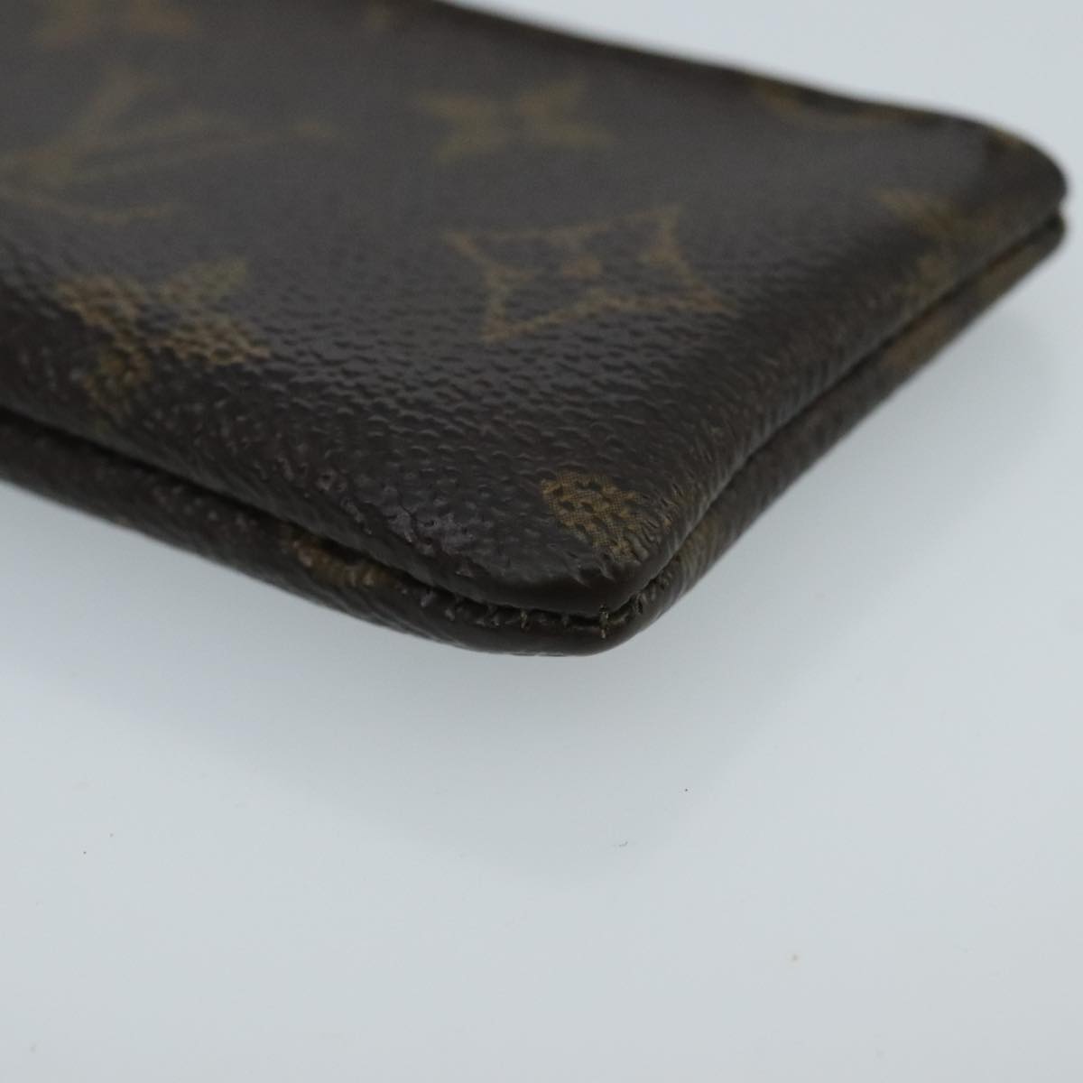 LOUIS VUITTON Monogram Pochette Cles Coin Purse M60033 LV Auth ar12881