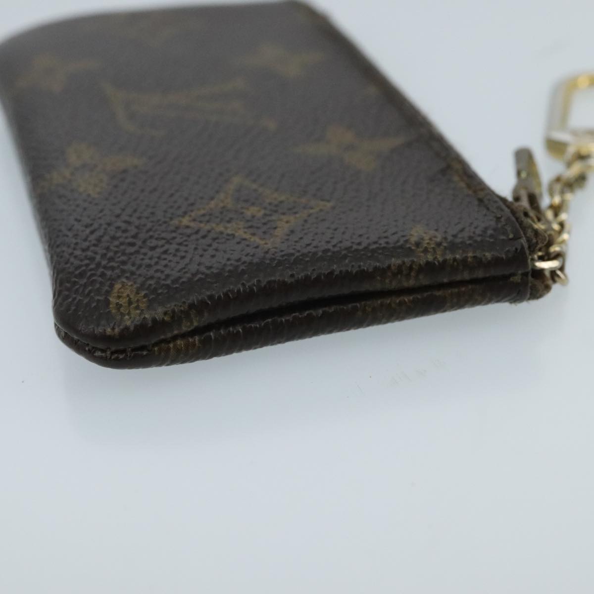 LOUIS VUITTON Monogram Pochette Cles Coin Purse M60033 LV Auth ar12881