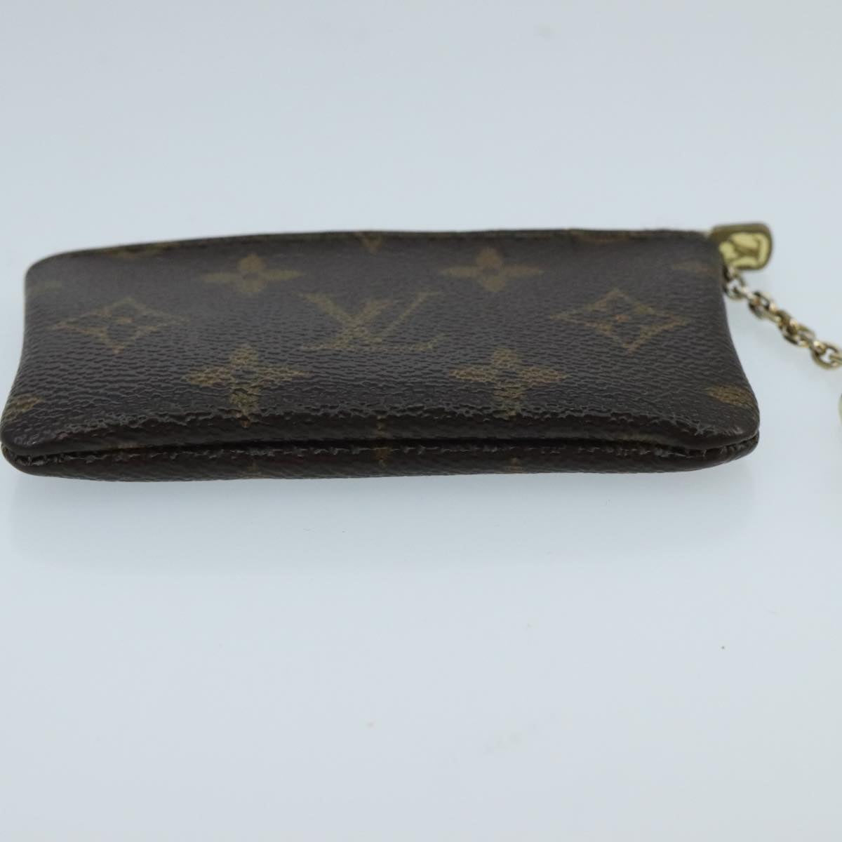 LOUIS VUITTON Monogram Pochette Cles Coin Purse M60033 LV Auth ar12881