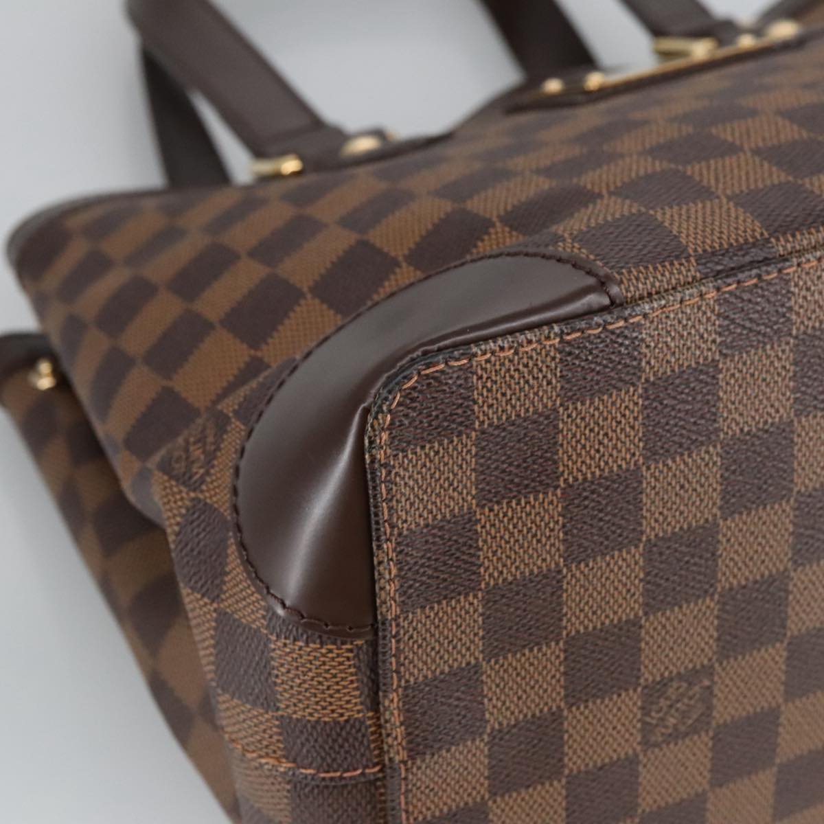 LOUIS VUITTON Damier Ebene Hampstead PM Tote Bag N51205 LV Auth ar12896A