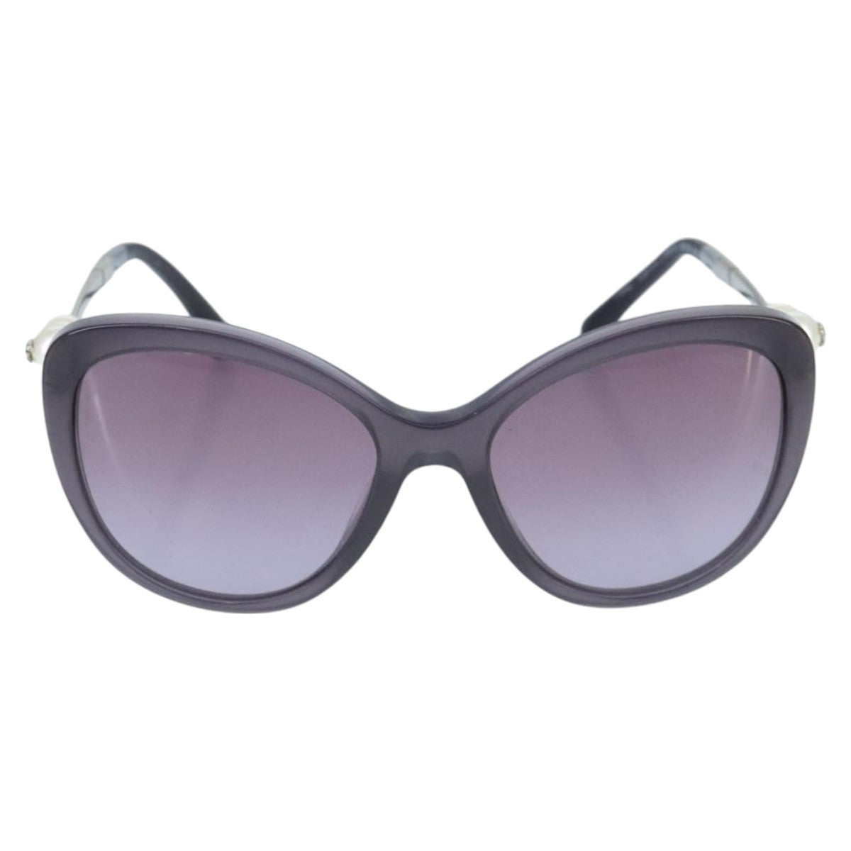 CHANEL Pearl Sunglasses plastic Purple CC Auth ar12914 - 0