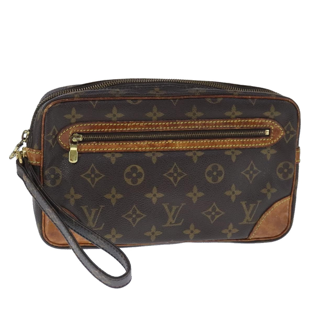 LOUIS VUITTON Monogram Marly Dragonne GM Clutch Bag M51825 LV Auth ar12931