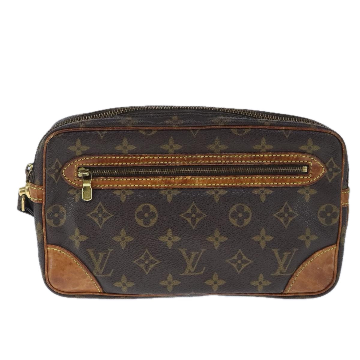 LOUIS VUITTON Monogram Marly Dragonne GM Clutch Bag M51825 LV Auth ar12931 - 0