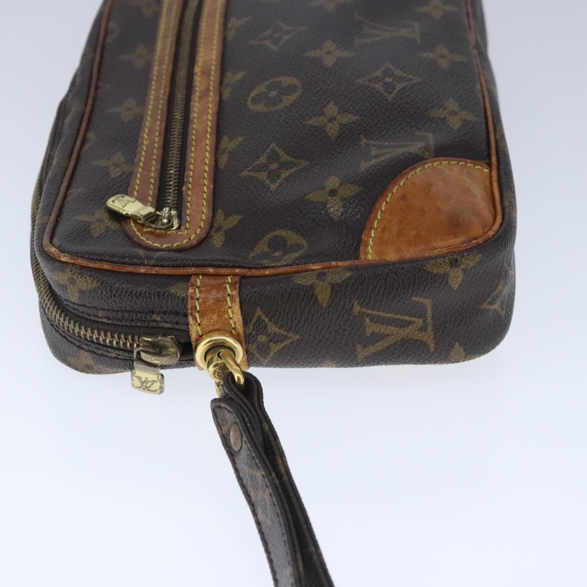 LOUIS VUITTON Monogram Marly Dragonne GM Clutch Bag M51825 LV Auth ar12931