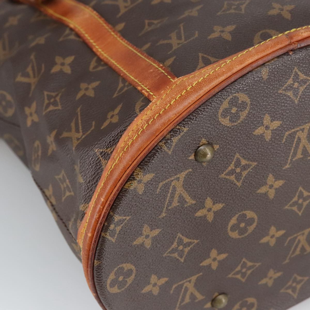 LOUIS VUITTON Monogram Bucket GM Shoulder Bag Vintage M42236 LV Auth ar12934