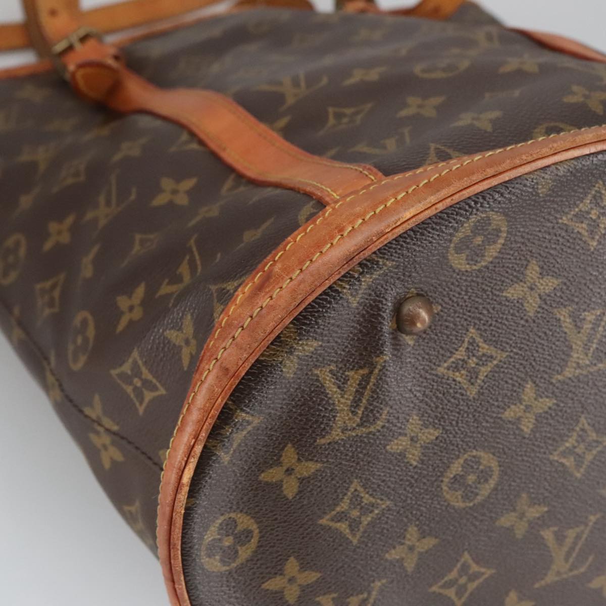 LOUIS VUITTON Monogram Bucket GM Shoulder Bag Vintage M42236 LV Auth ar12935